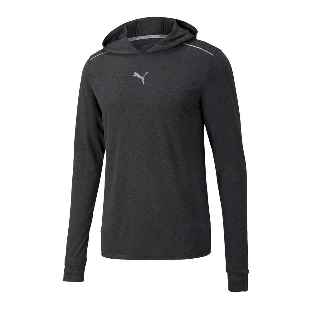 Foto 2 pulgar | Sudadera Puma Run Wool Midlaye 520862-01 Gris para Hombre