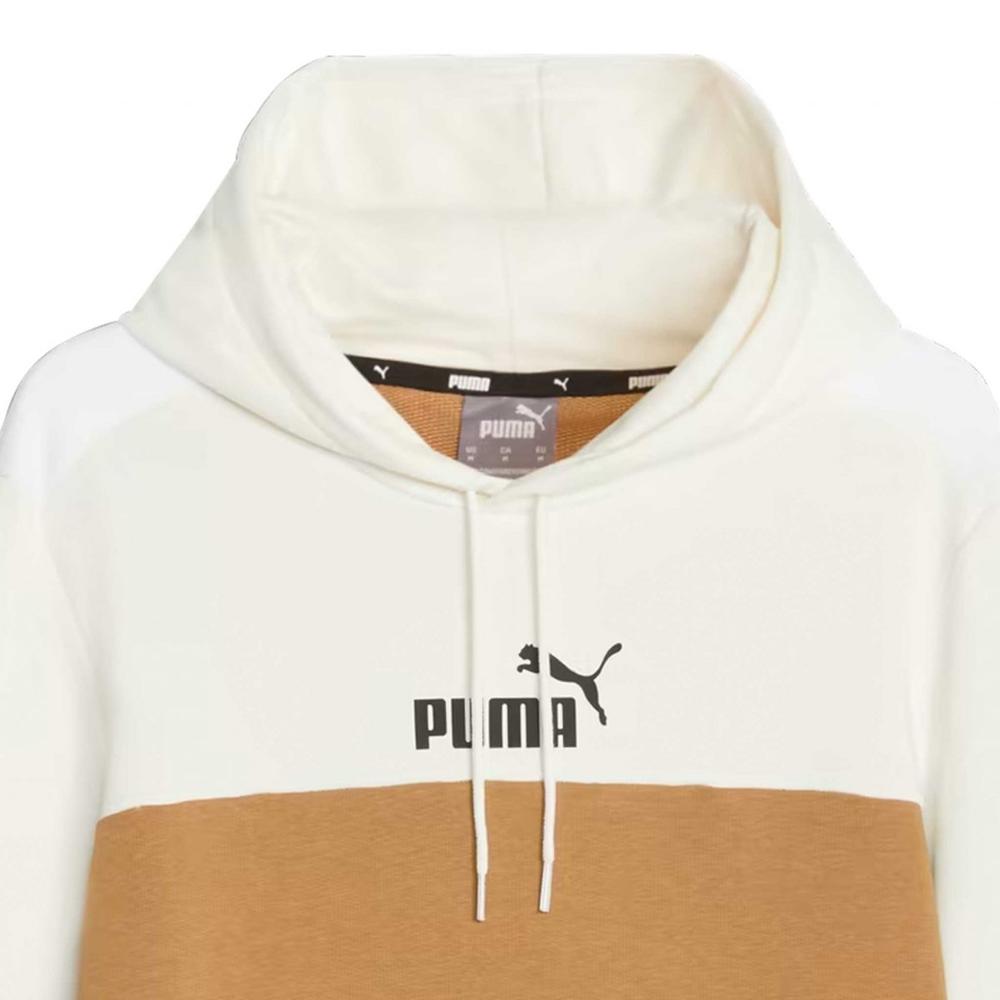 Foto 4 pulgar | Sudadera Puma Ess+ Block Café Claro para Hombre