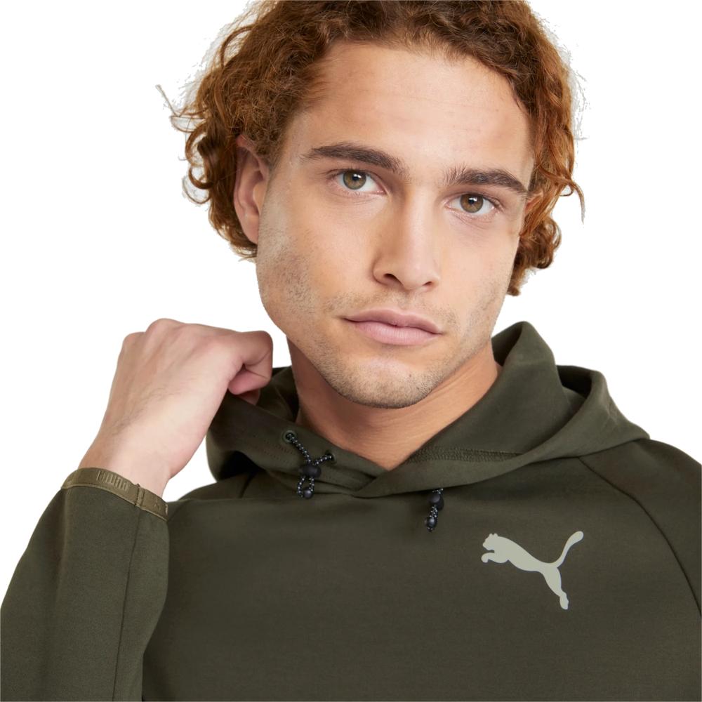 Foto 4 pulgar | Sudadera Puma Evostripe Verde para Hombre