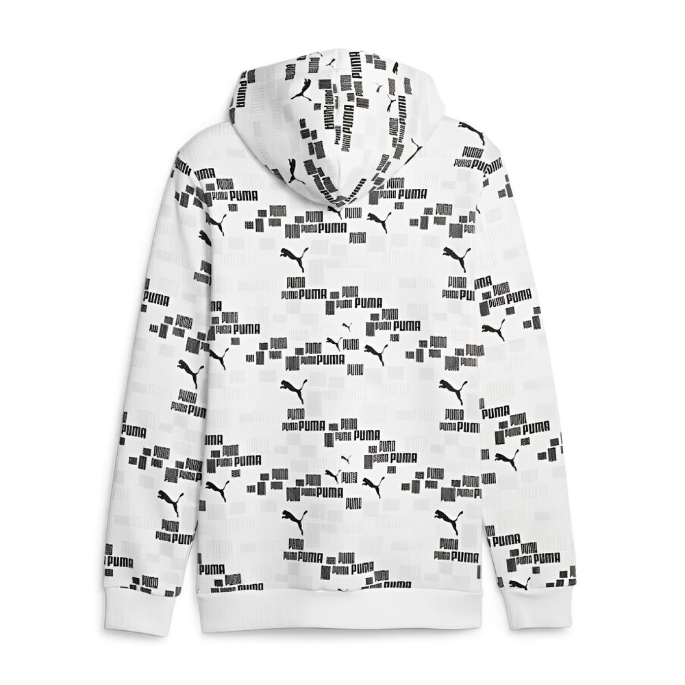 Foto 3 pulgar | Sudadera Puma ESS + Logo Lab Aop Blanca para Hombre