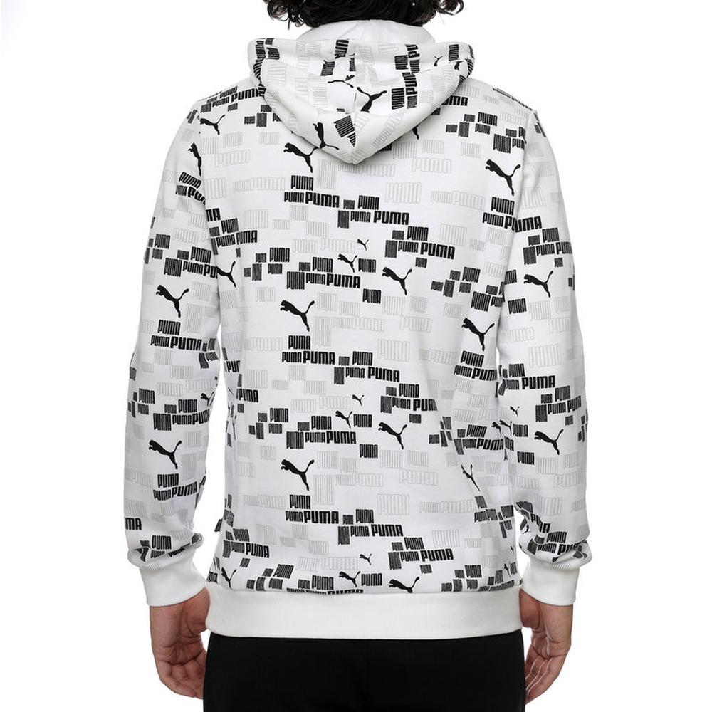 Foto 5 pulgar | Sudadera Puma ESS + Logo Lab Aop Blanca para Hombre