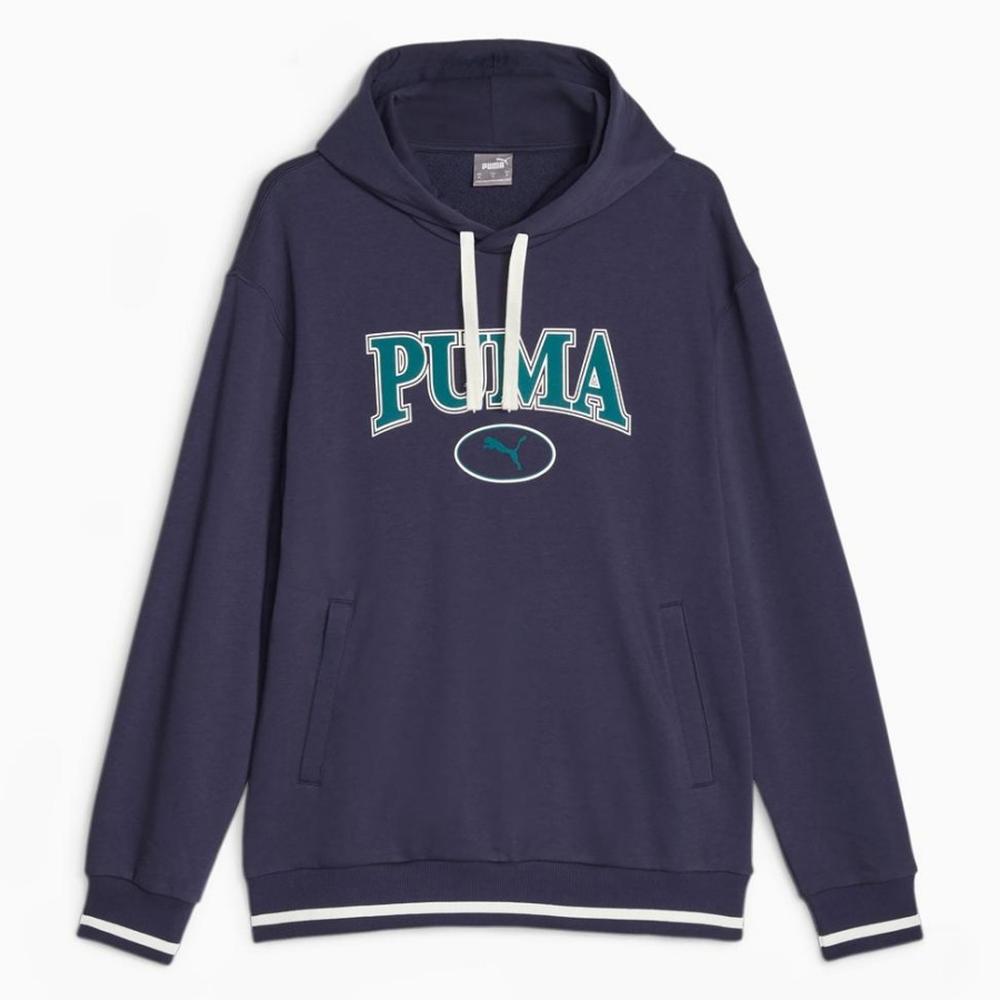 Foto 2 pulgar | Sudadera Puma Squad TR Azul Marino para Hombre