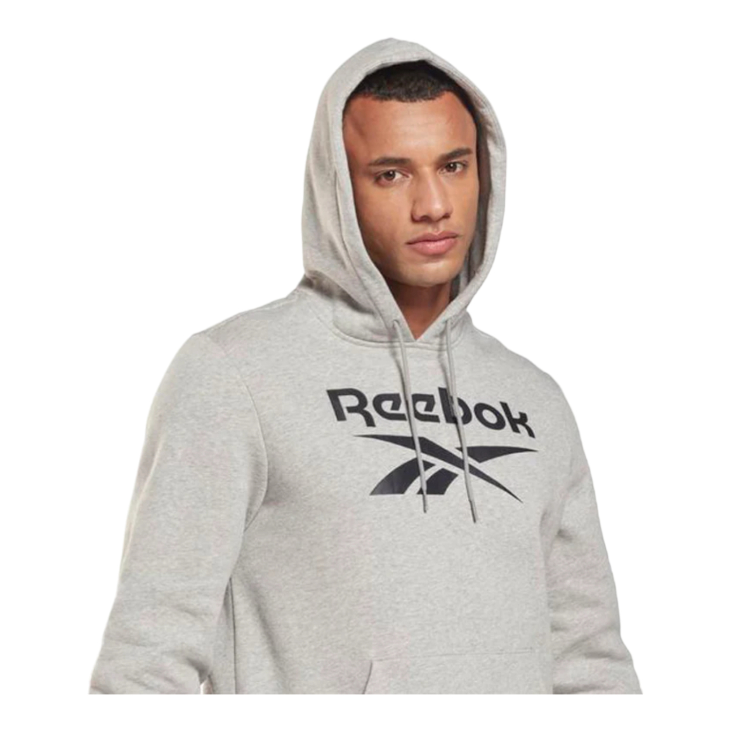 Foto 4 pulgar | Sudadera Reebok Flc Oth Gris para Hombre