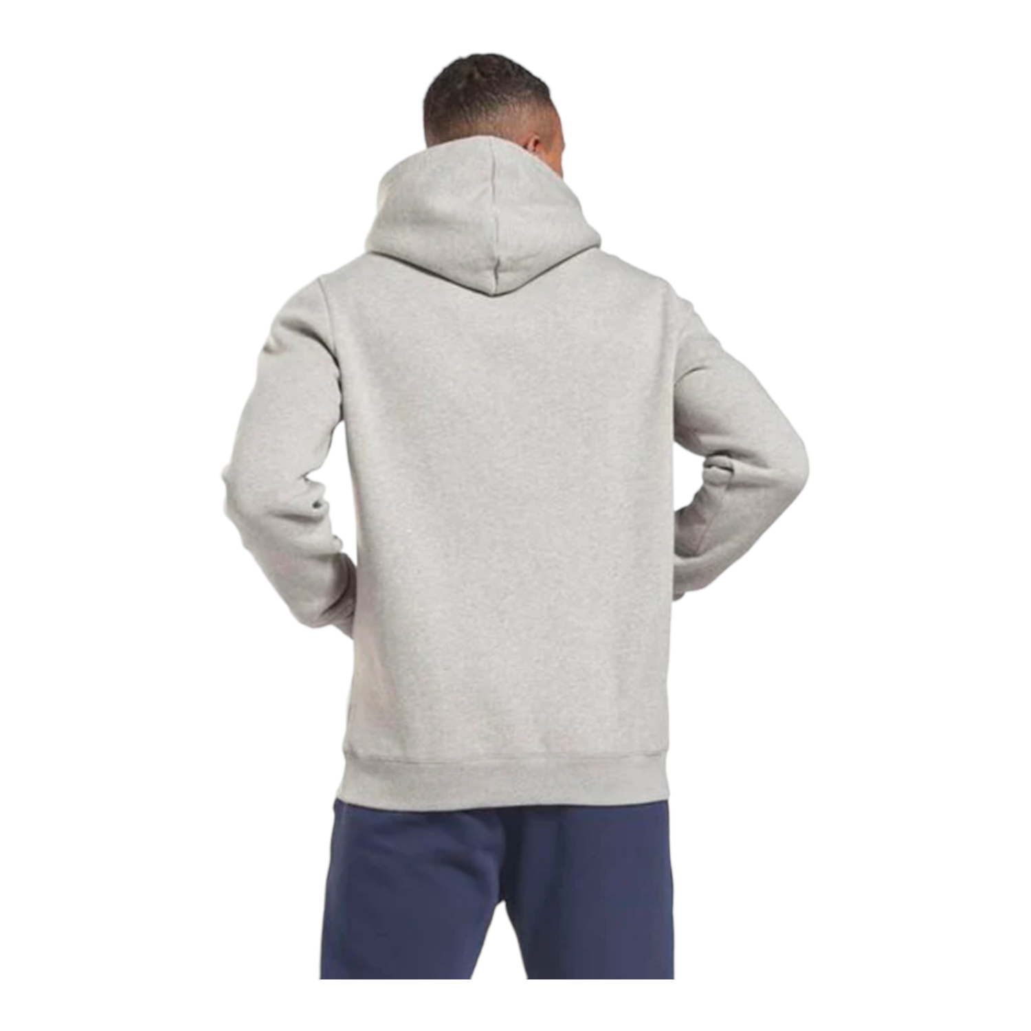 Foto 5 pulgar | Sudadera Reebok Flc Oth Gris para Hombre