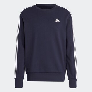 Foto 2 | Sudadera Adidas Essentials 3 Franjas Azul para Hombre