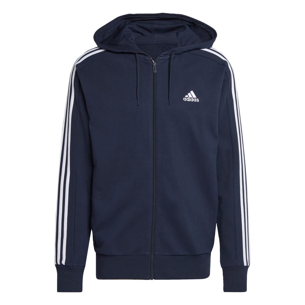 Sudadera Adidas Essentials Azul con Gorro para Hombre