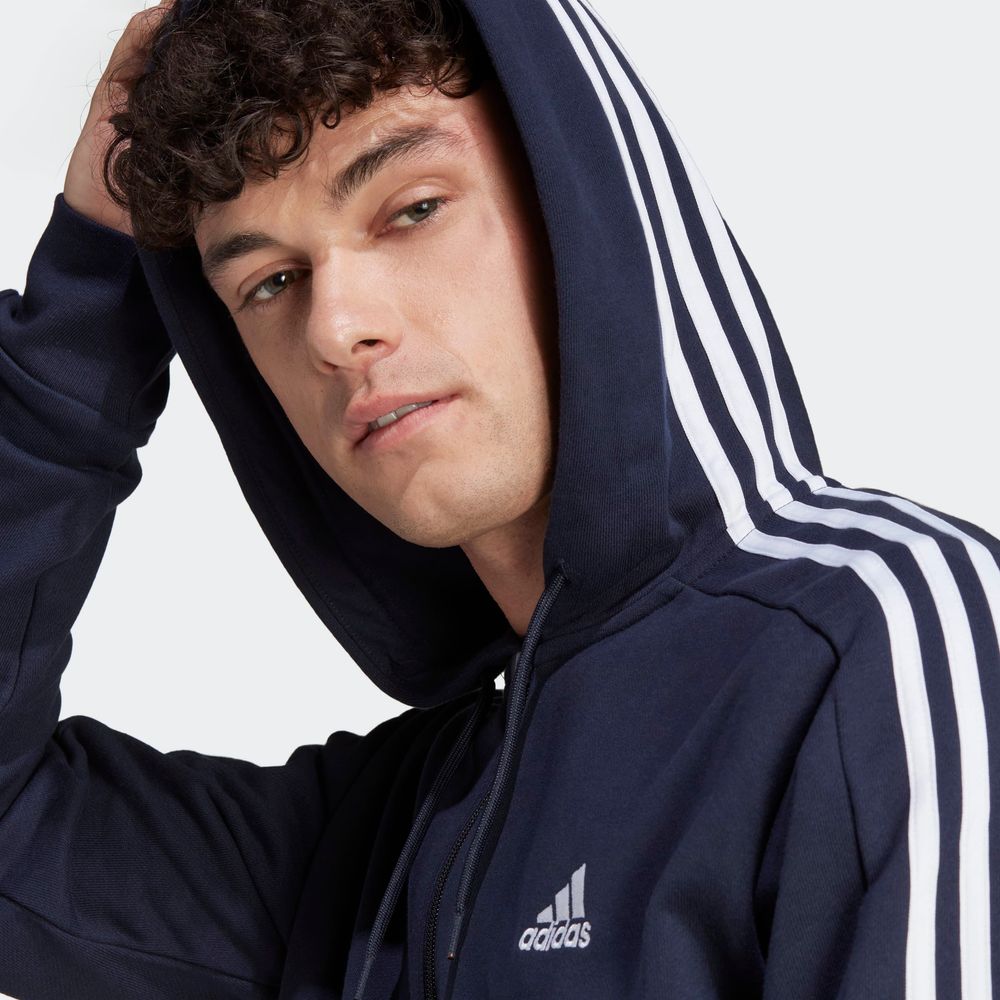 Foto 6 | Sudadera Adidas Essentials Azul con Gorro para Hombre