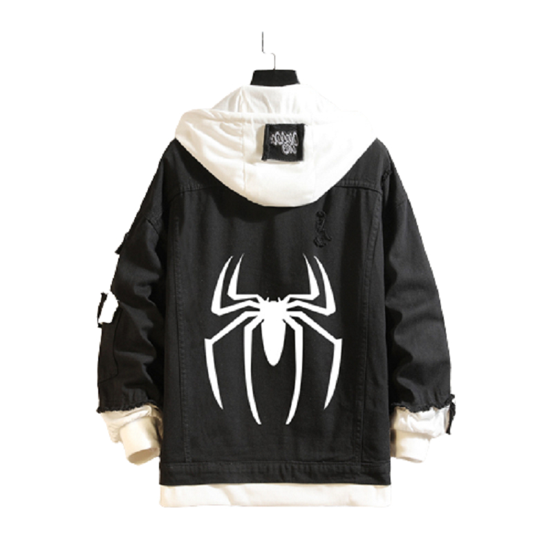 Venta Internacional- Chamarra Wangting Negra Spider para Hombre