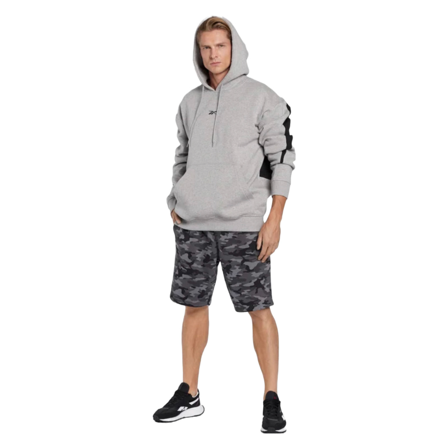Foto 3 | Sudadera Reebok Classic Slide Gris Hs6848 Unisex
