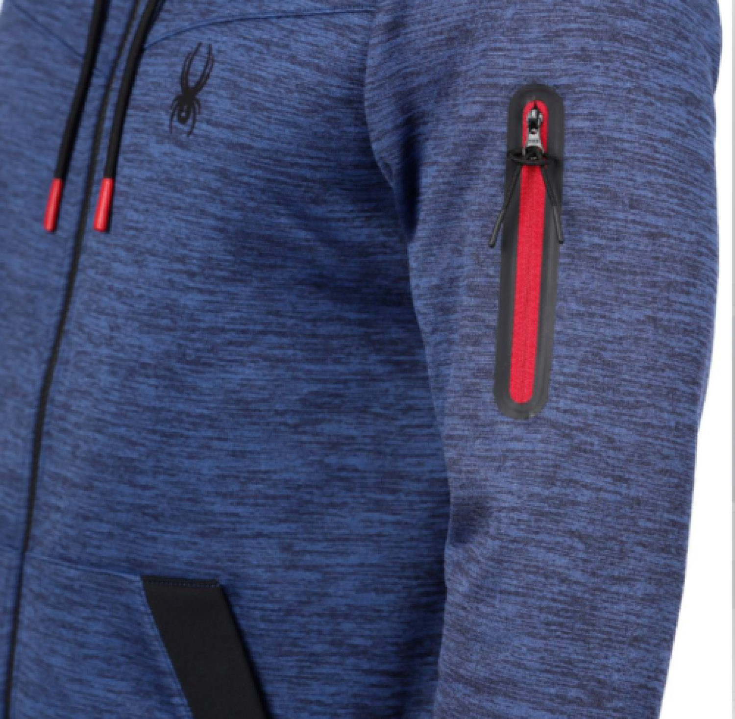 Foto 4 pulgar | Sudadera Spyder Stretch Active Hoodie Azul para Hombre