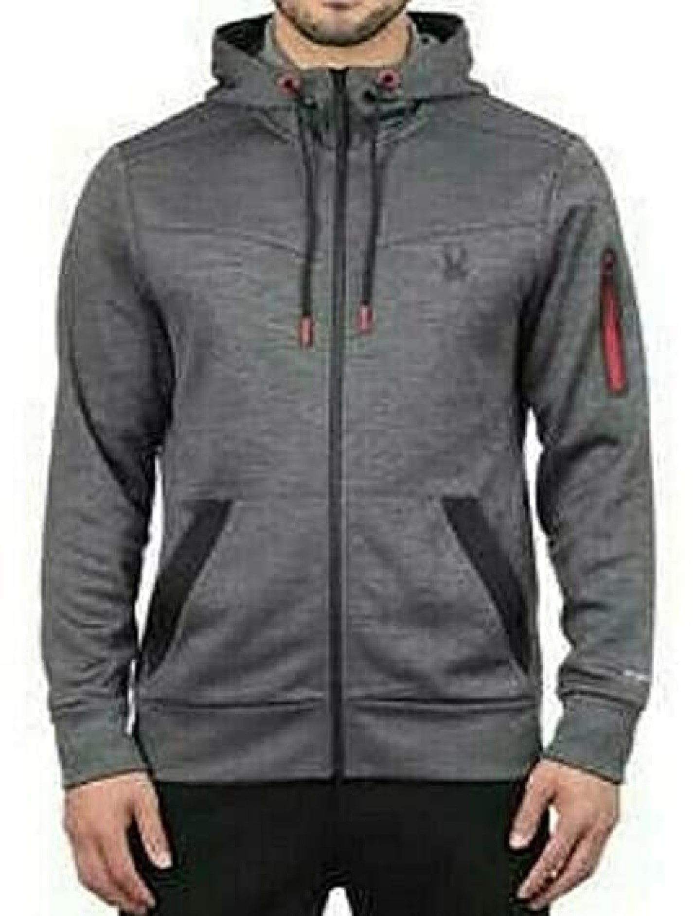 Foto 2 pulgar | Sudadera Spyder Stretch Active Hoodie Gris para Hombre