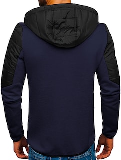 Foto 4 | Sudadera para Hombre Shendy Vendy con Capucha Azul Marino