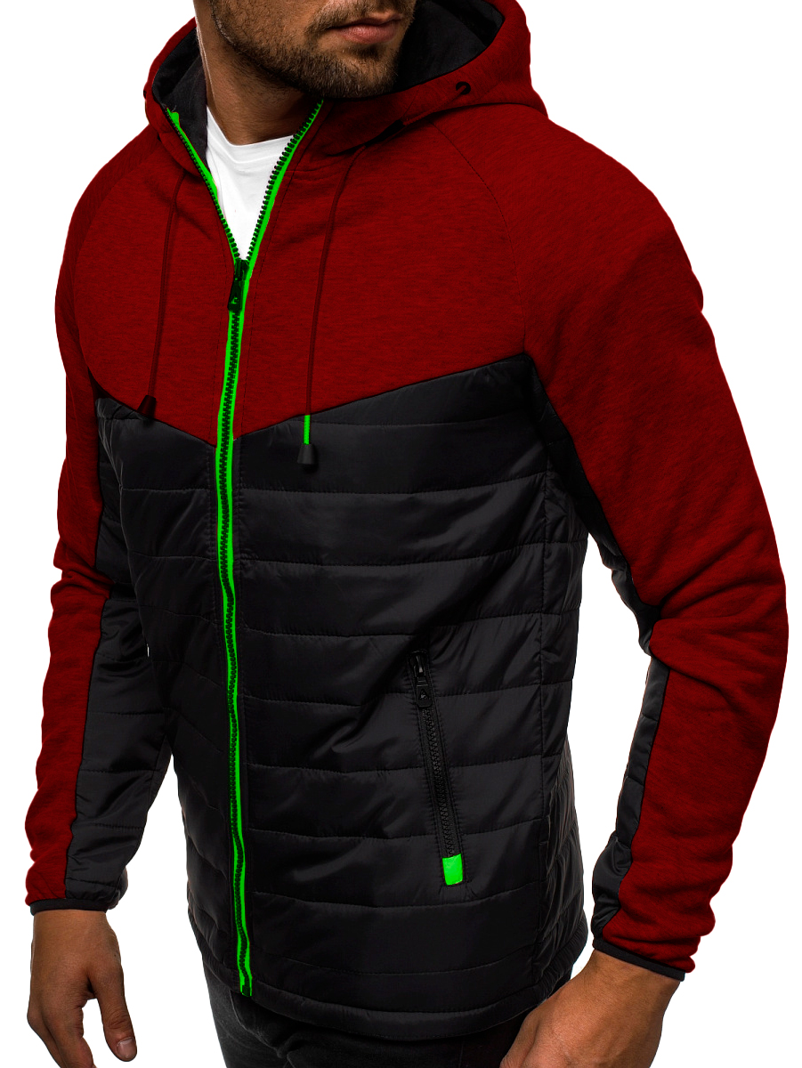 Foto 3 pulgar | Sudadera Shendy Vendy Roja con Capucha para Hombre