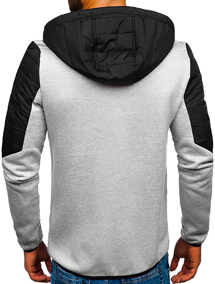 Foto 4 | Sudadera para Hombre Shendy Vendy con Capucha Gris