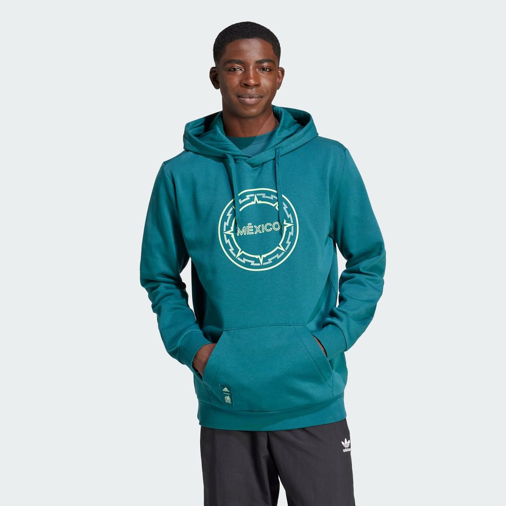 Foto 4 pulgar | Sudadera Adidas FMF DNA HD Verde para Hombre