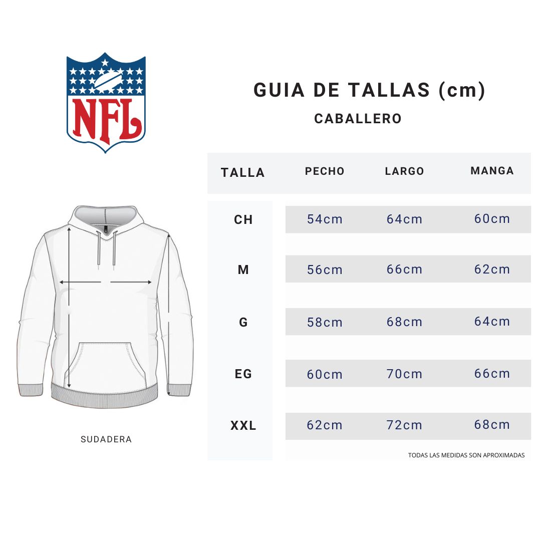 Foto 7 pulgar | Sudadera Nfl Para Caballero New England Patriots 100% Original