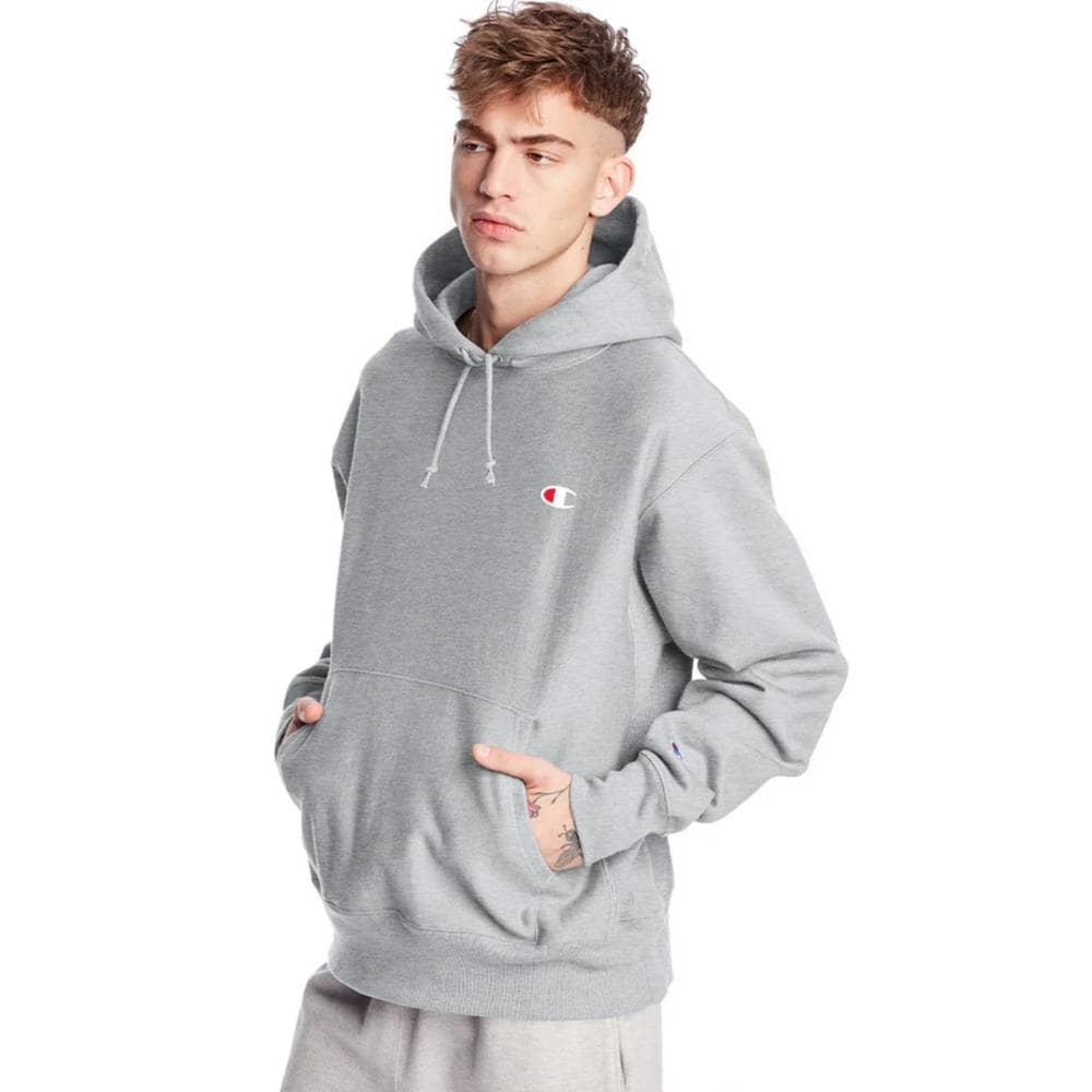 Champion sweater mens grey hombre best sale