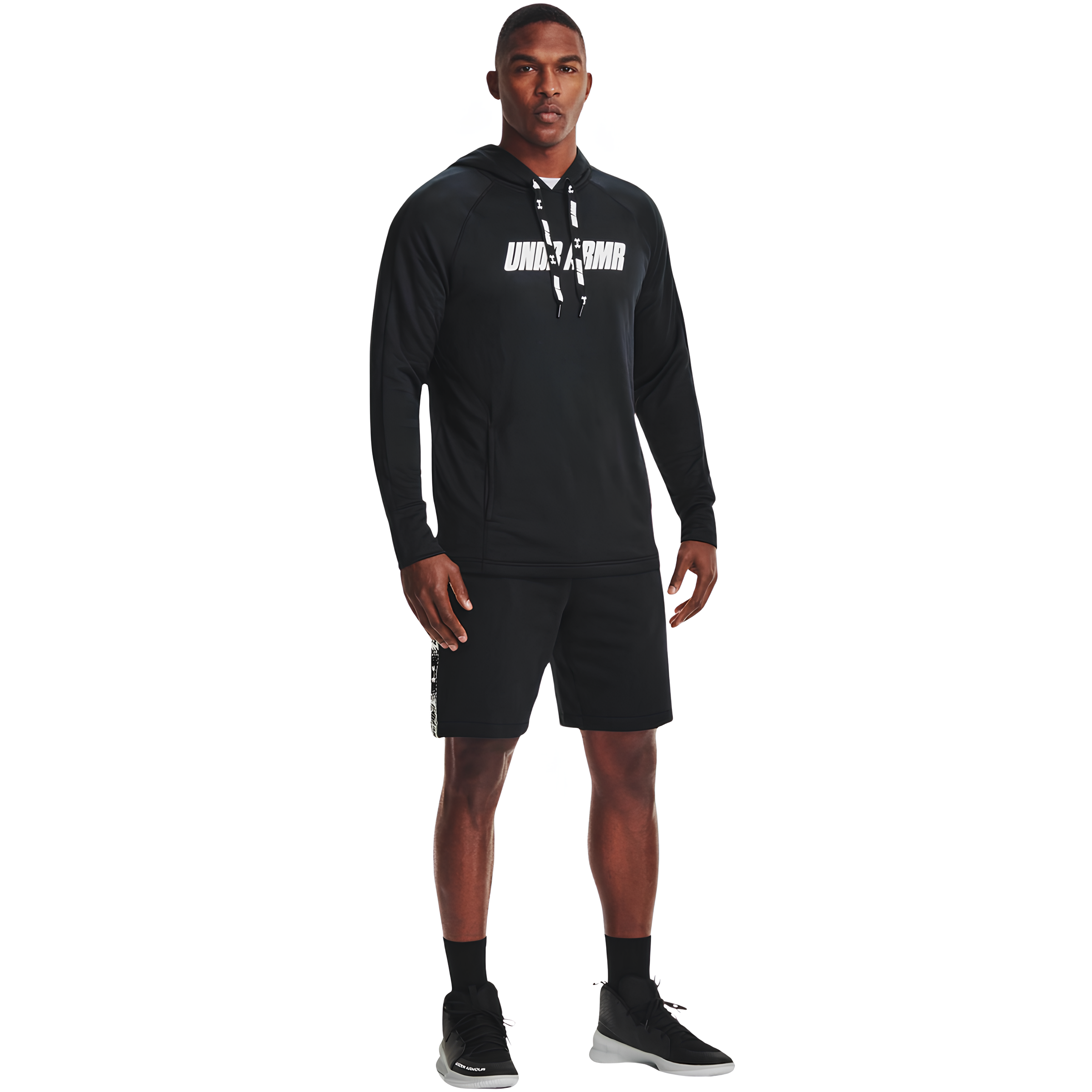 Foto 4 pulgar | Sudadera Under Armour Para Hombre Baseline 1361911 001 Negro