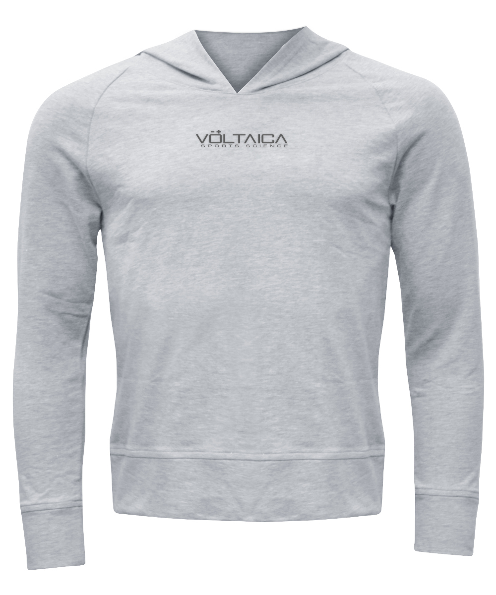 Foto 3 | Sudadera Hoodie Loose Spongy Voltaica Vd0121 Color Gris Jaspe