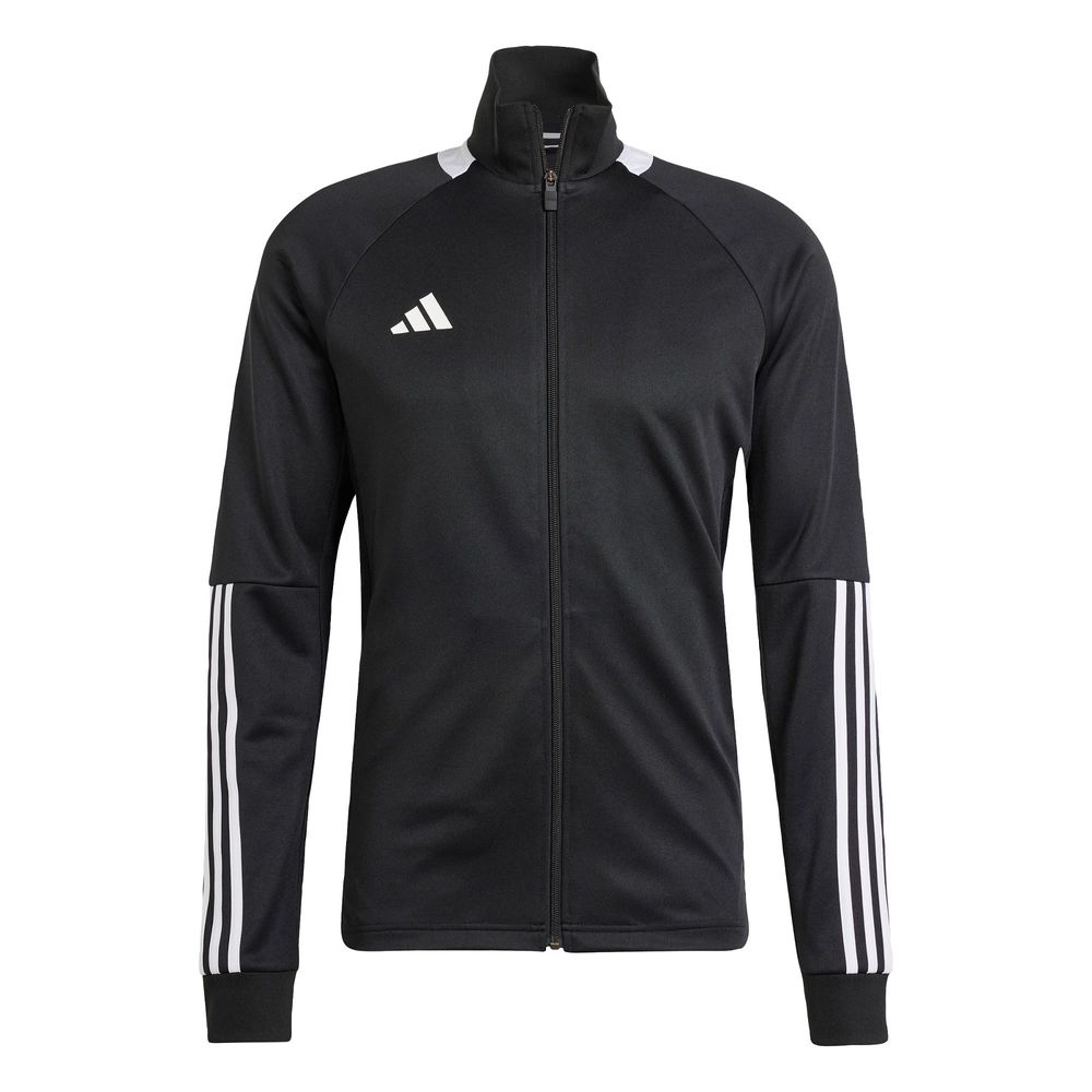 Foto 2 pulgar | Chamarra Deportiva Sereno Aeroready Cut 3 Franjas Ajustada Adidas Negro Hombre