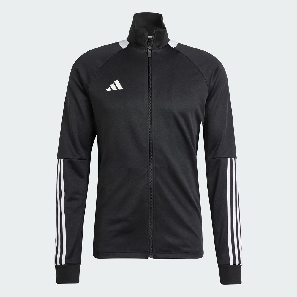 Foto 4 pulgar | Chamarra Deportiva Sereno Aeroready Cut 3 Franjas Ajustada Adidas Negro Hombre