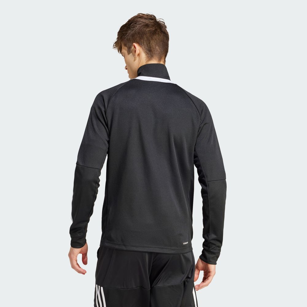 Foto 5 pulgar | Chamarra Deportiva Sereno Aeroready Cut 3 Franjas Ajustada Adidas Negro Hombre