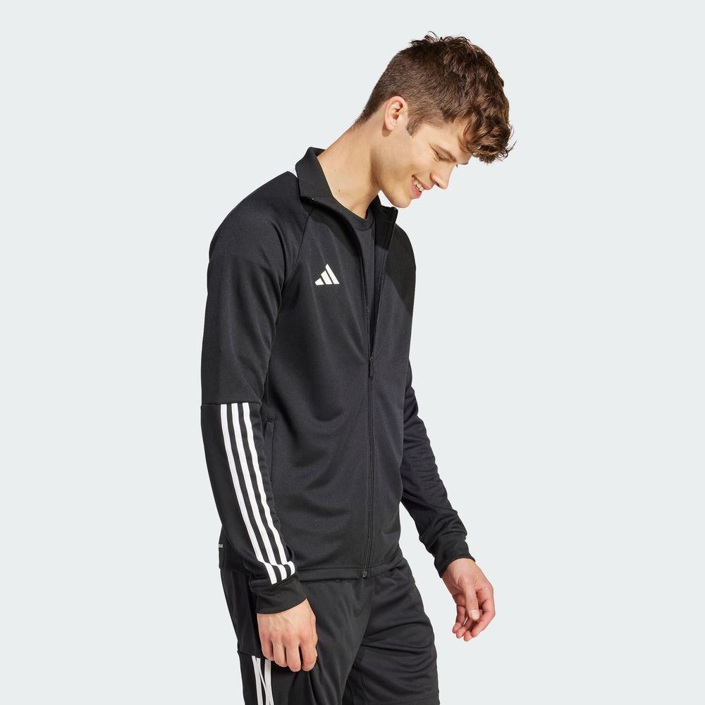 Foto 5 | Chamarra Deportiva Sereno Aeroready Cut 3 Franjas Ajustada Adidas Negro Hombre