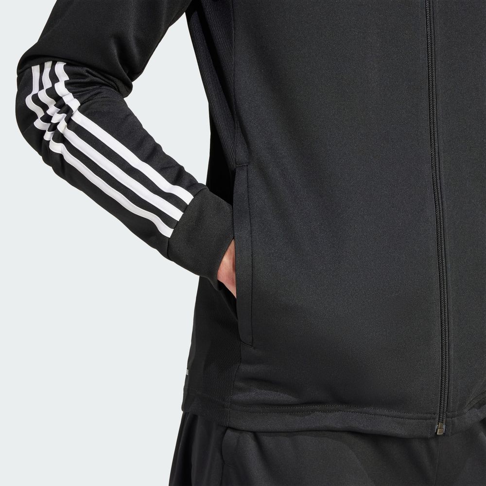 Foto 7 | Chamarra Deportiva Sereno Aeroready Cut 3 Franjas Ajustada Adidas Negro Hombre