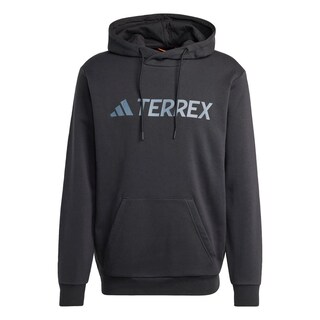 Foto 1 | Sudadera Con Gorro Terrex Multi Logo Grande Adidas Negro Hombre