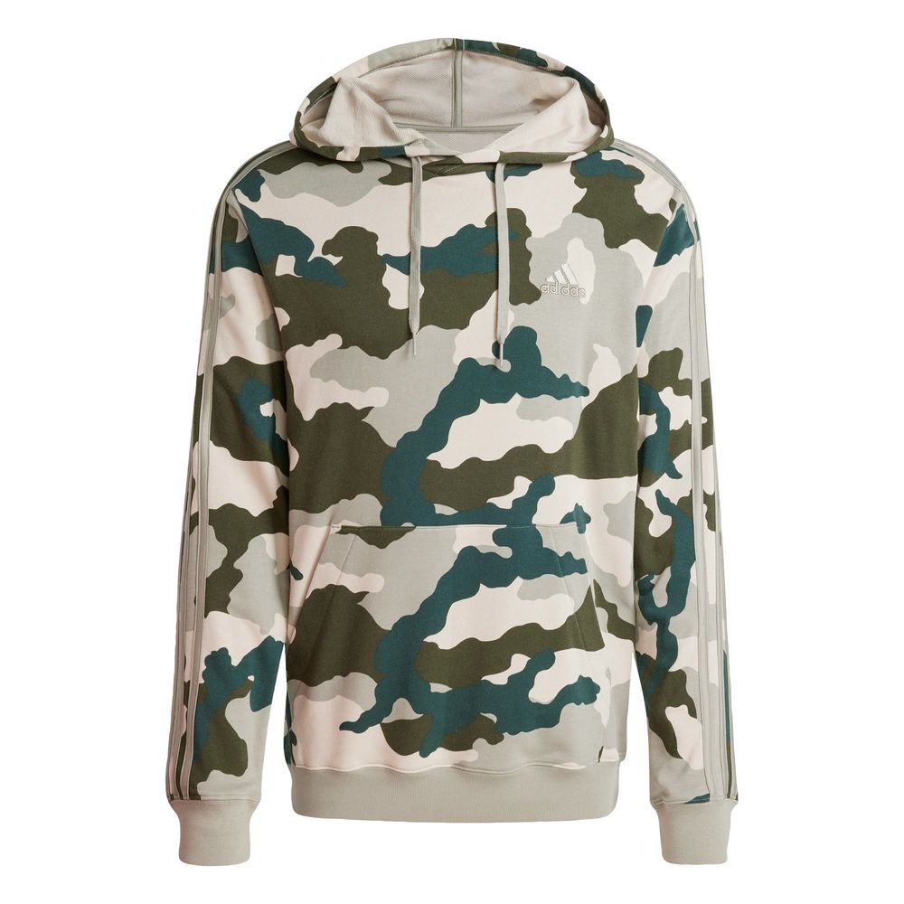 Sudadera Con Gorro Seasonal Essentials Camouflage Adidas Verde Hombre