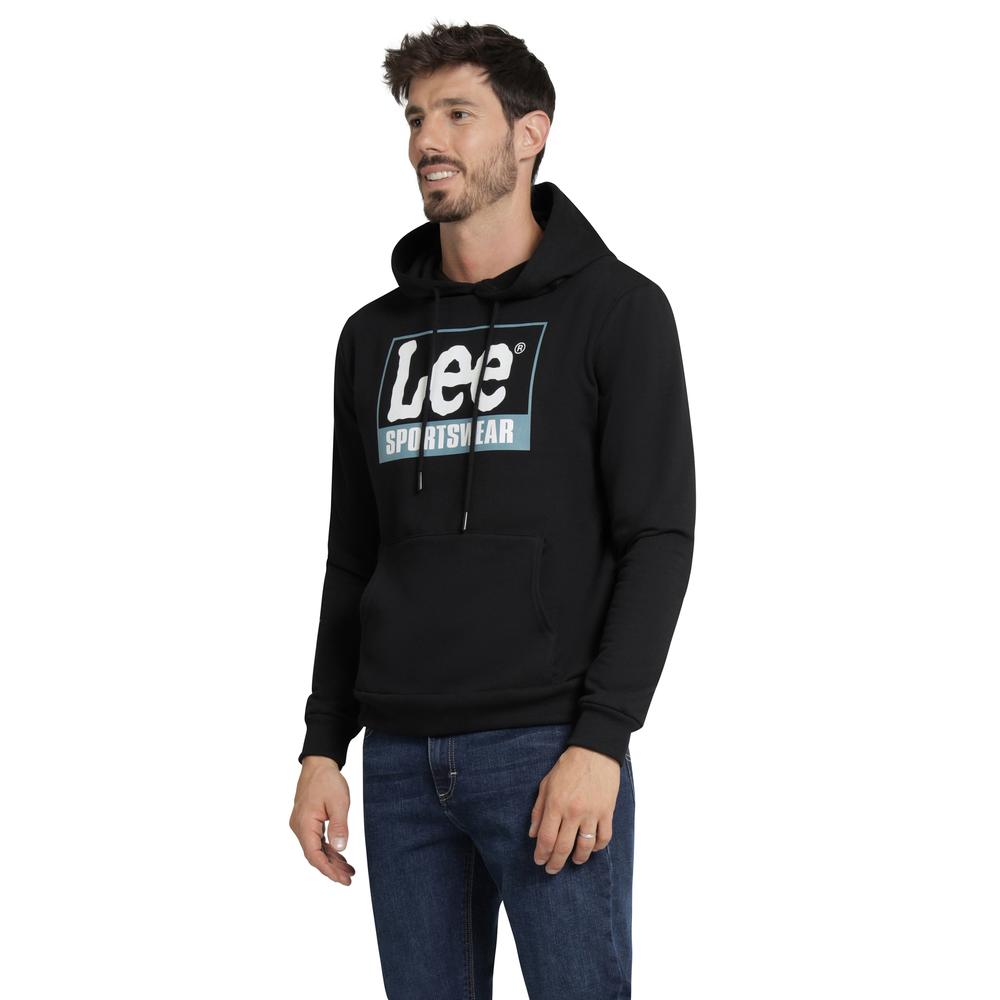 Foto 3 pulgar | Sudadera Hombre Lee Regular Fit 249 Negro