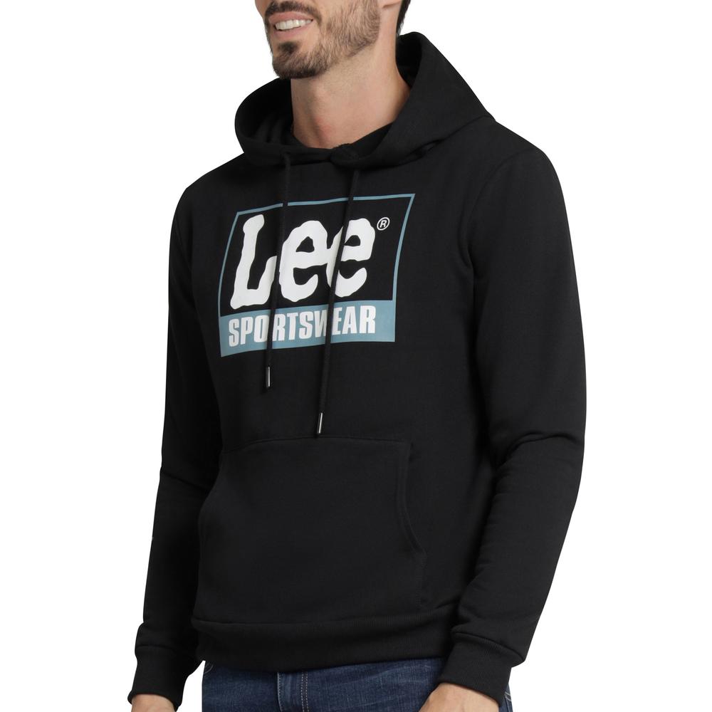 Foto 6 pulgar | Sudadera Hombre Lee Regular Fit 249 Negro