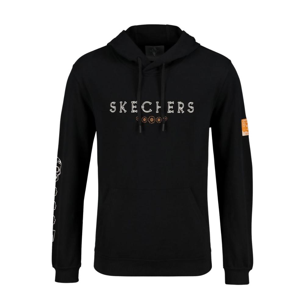 Foto 2 pulgar | Sudadera Skechers Dia De Muertos 3auh005blk Unisex Cusual Negro