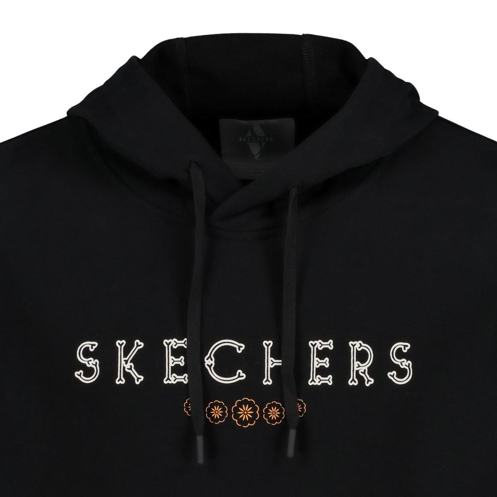 Foto 4 pulgar | Sudadera Skechers Dia De Muertos 3auh005blk Unisex Cusual Negro