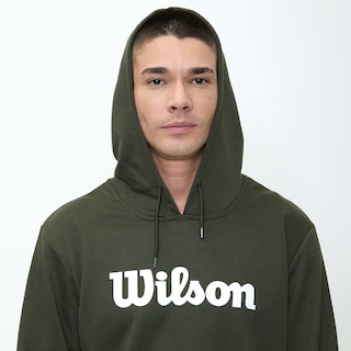Foto 4 | Sudadera Estampada Wilson Con Gorro French Terry Para Hombre