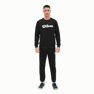 Foto 1 | Sudadera Wilson Estampada Cuello Redondo French Terry para Hombre