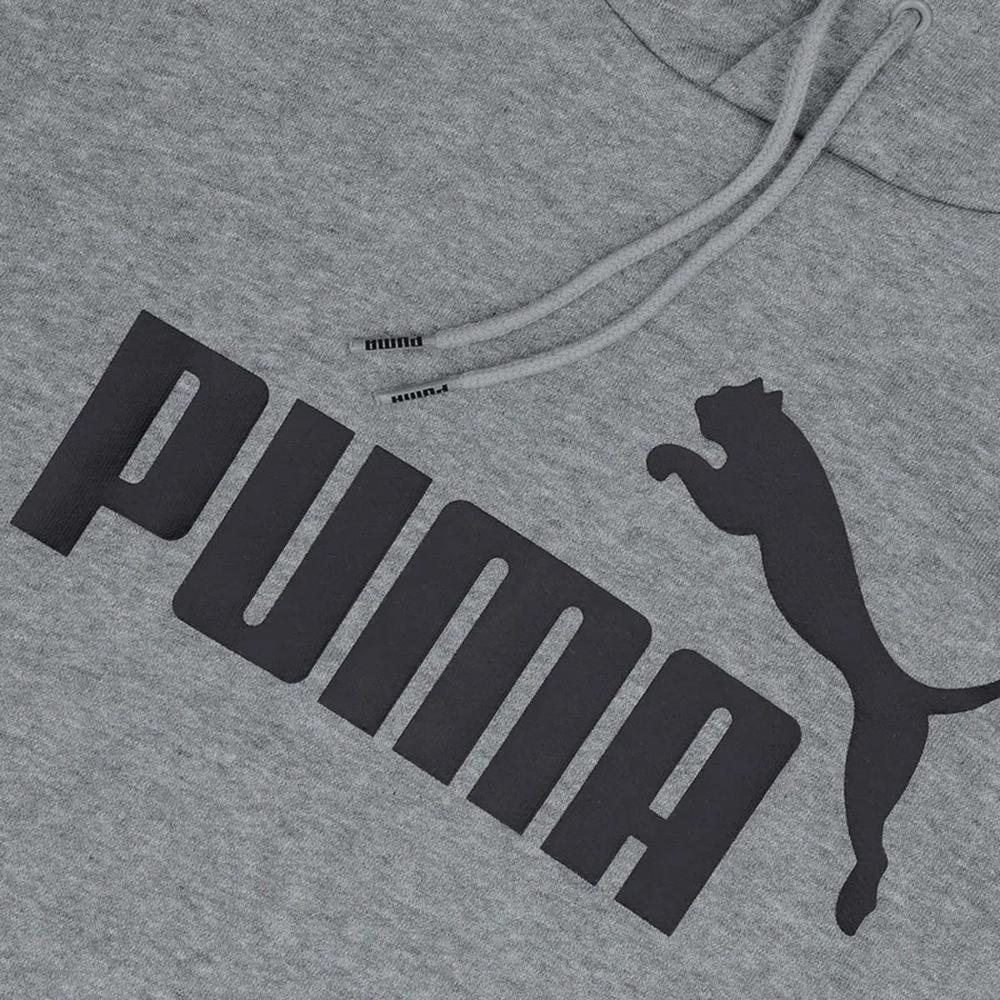 Foto 4 pulgar | Sudadera Puma Ess Big Logo Gris para Hombre