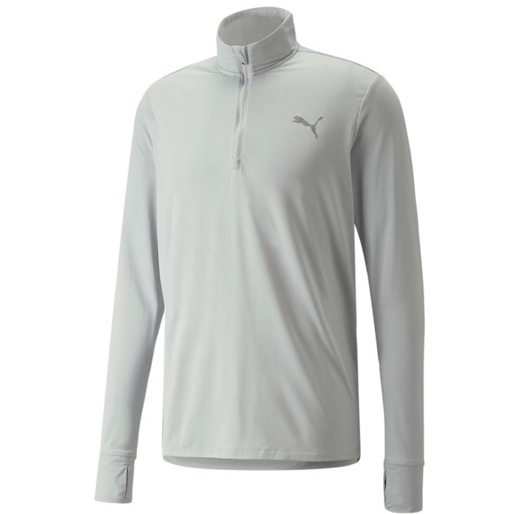 Foto 2 pulgar | Sudadera Puma Jsy. Run Fav ¼ Zip para Hombre 520211-19 Gris