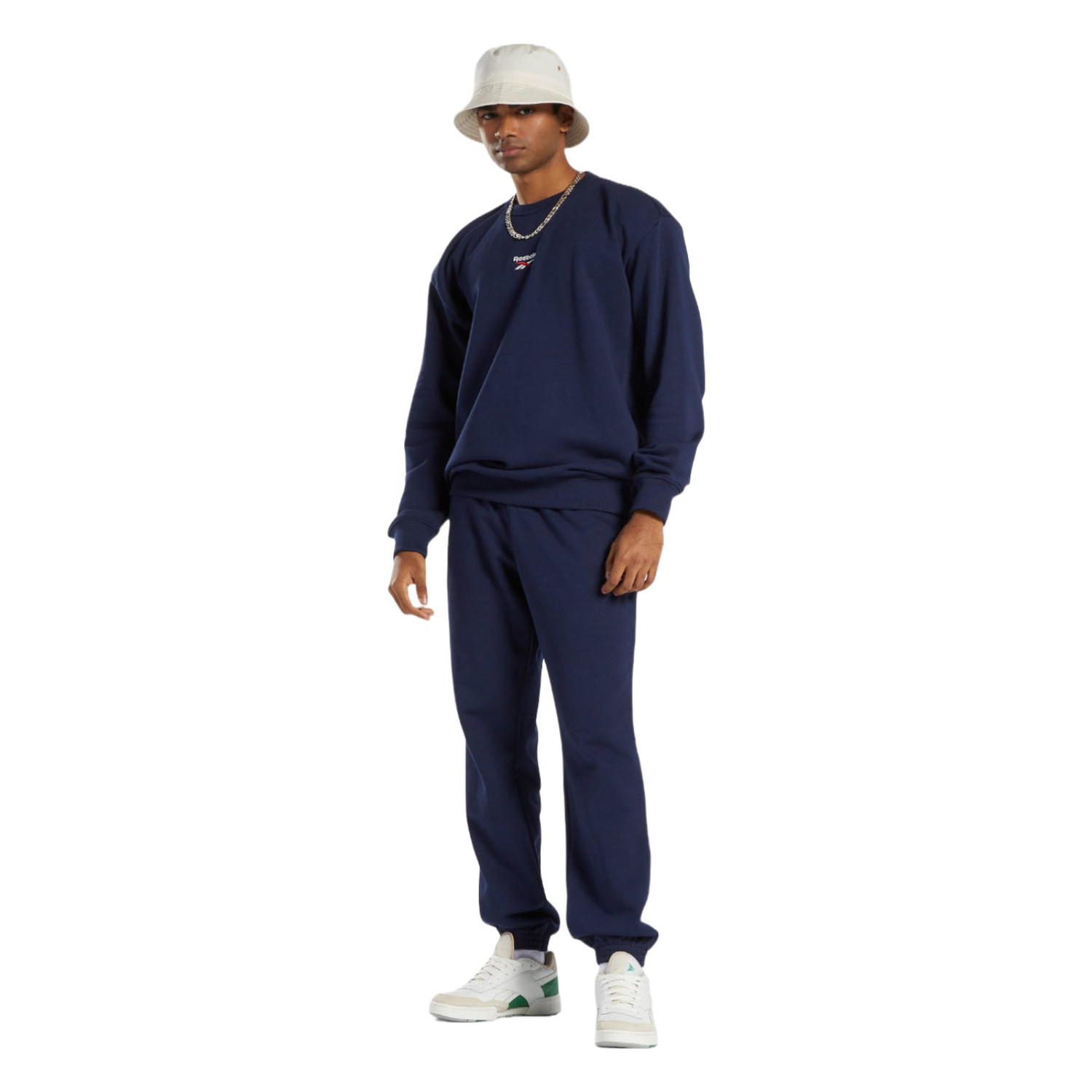 Foto 3 pulgar | Sudadera Reebok Classic Slide  Unisex Color Azul Modelo Hs7146