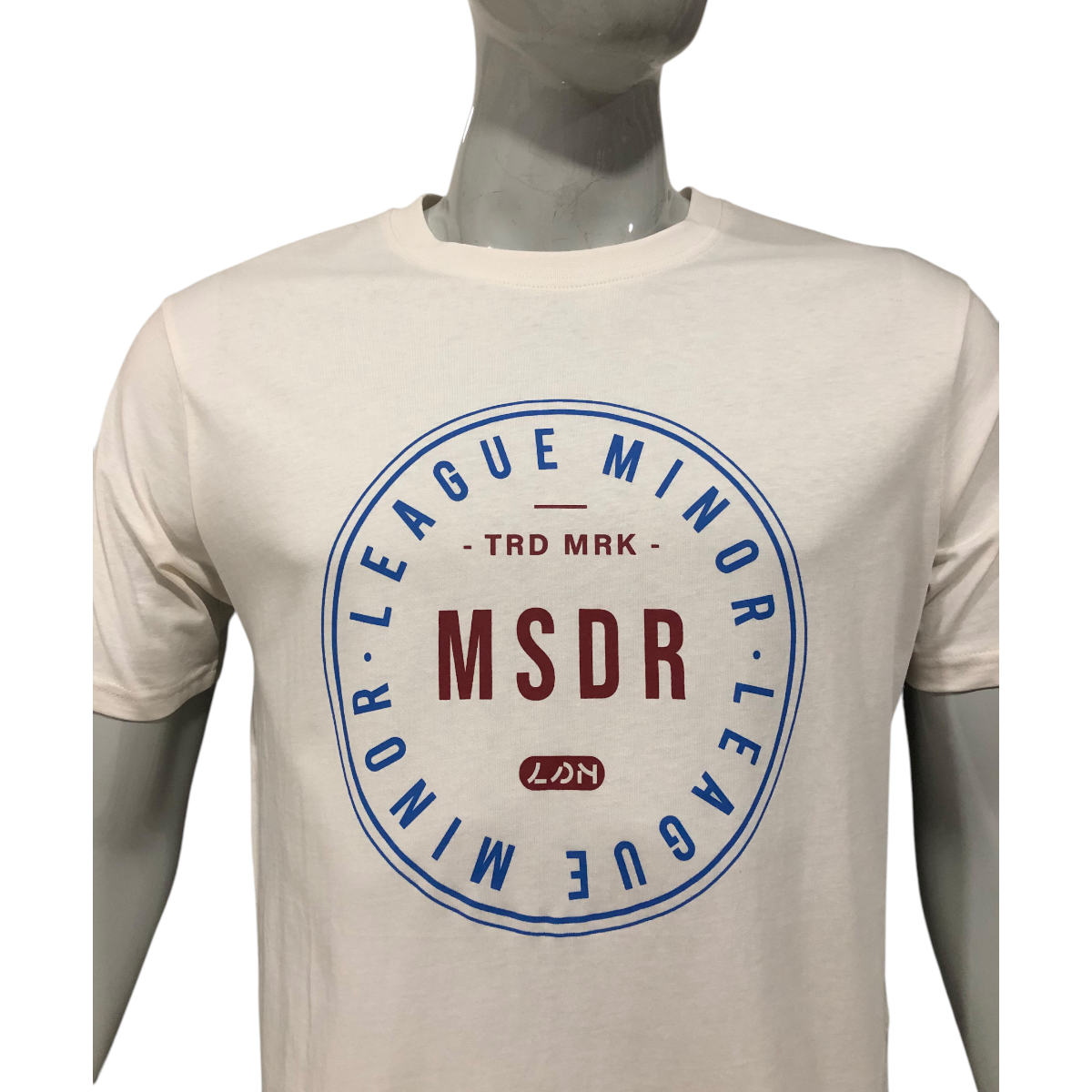 Foto 3 pulgar | Playera Losan ''MSDR'' Blanca para Caballero
