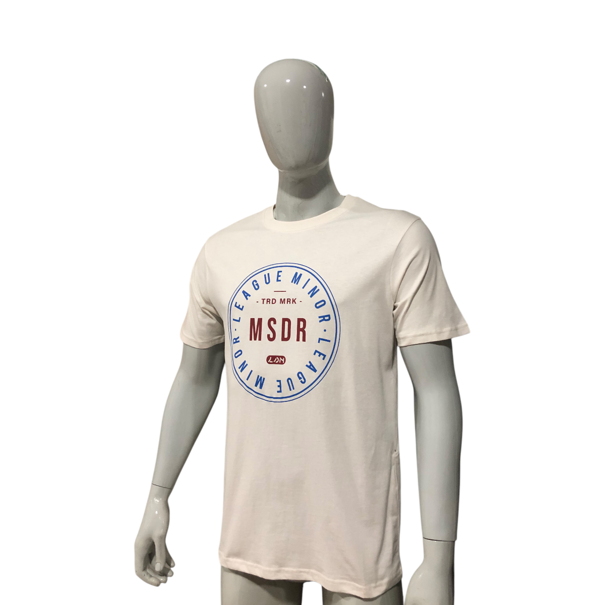 Foto 4 pulgar | Playera Losan ''MSDR'' Blanca para Caballero