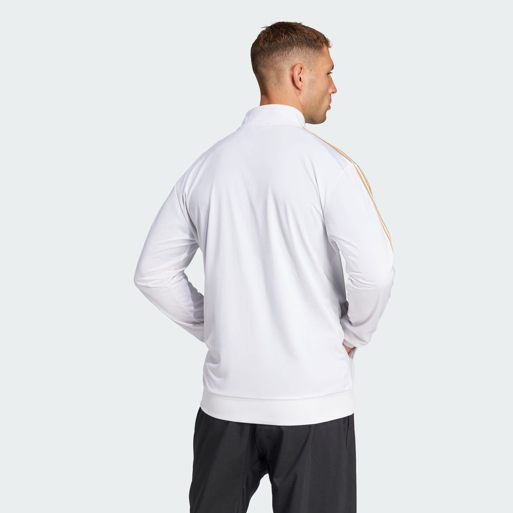 Foto 4 | Sudadera Tuanl Dna Tt Adidas Blanca para Hombre