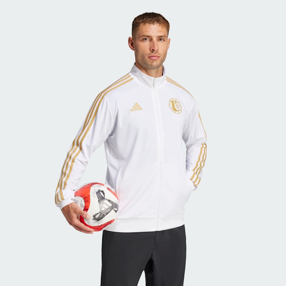 Foto 5 | Sudadera Tuanl Dna Tt Adidas Blanca para Hombre