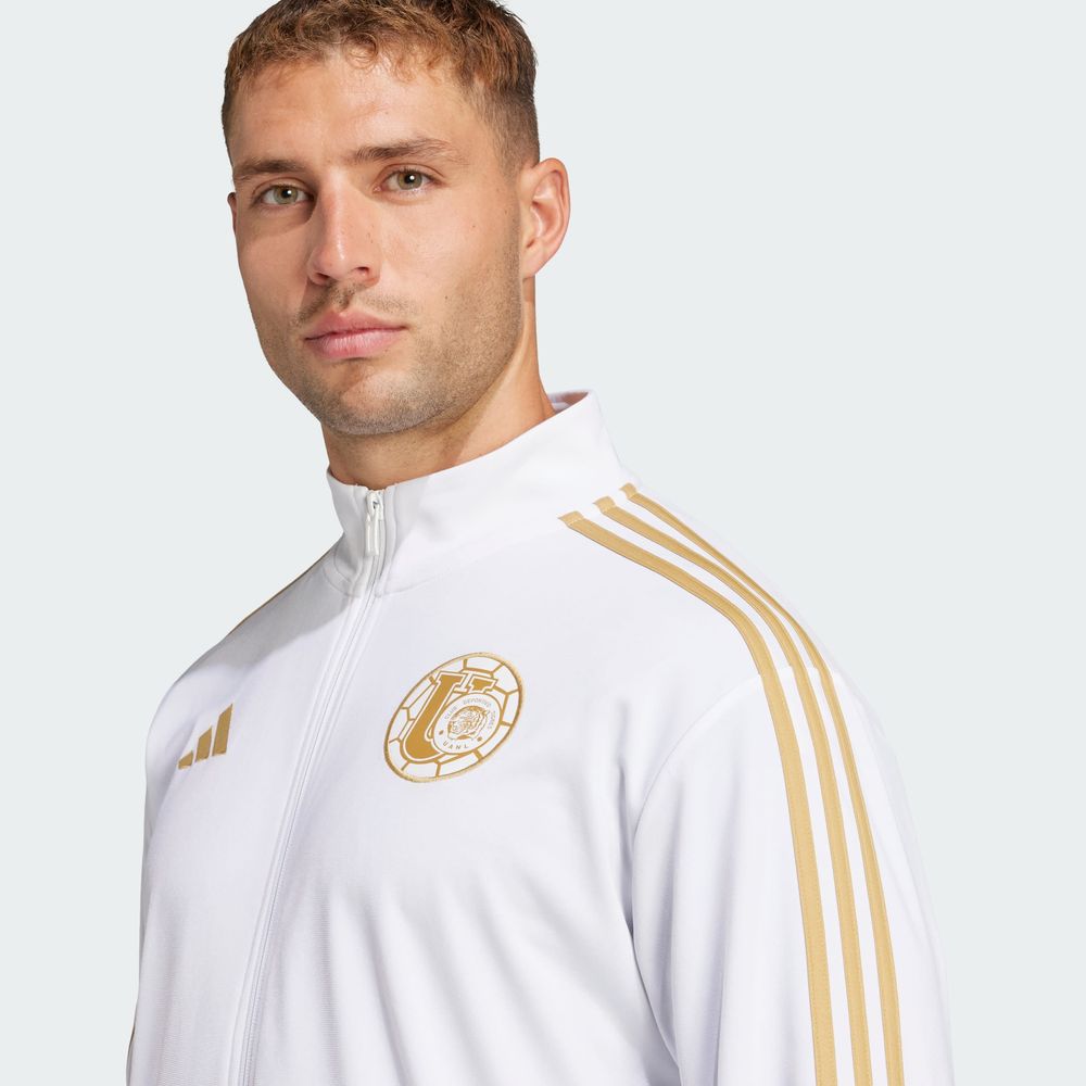 Foto 7 | Sudadera Tuanl Dna Tt Adidas Blanca para Hombre