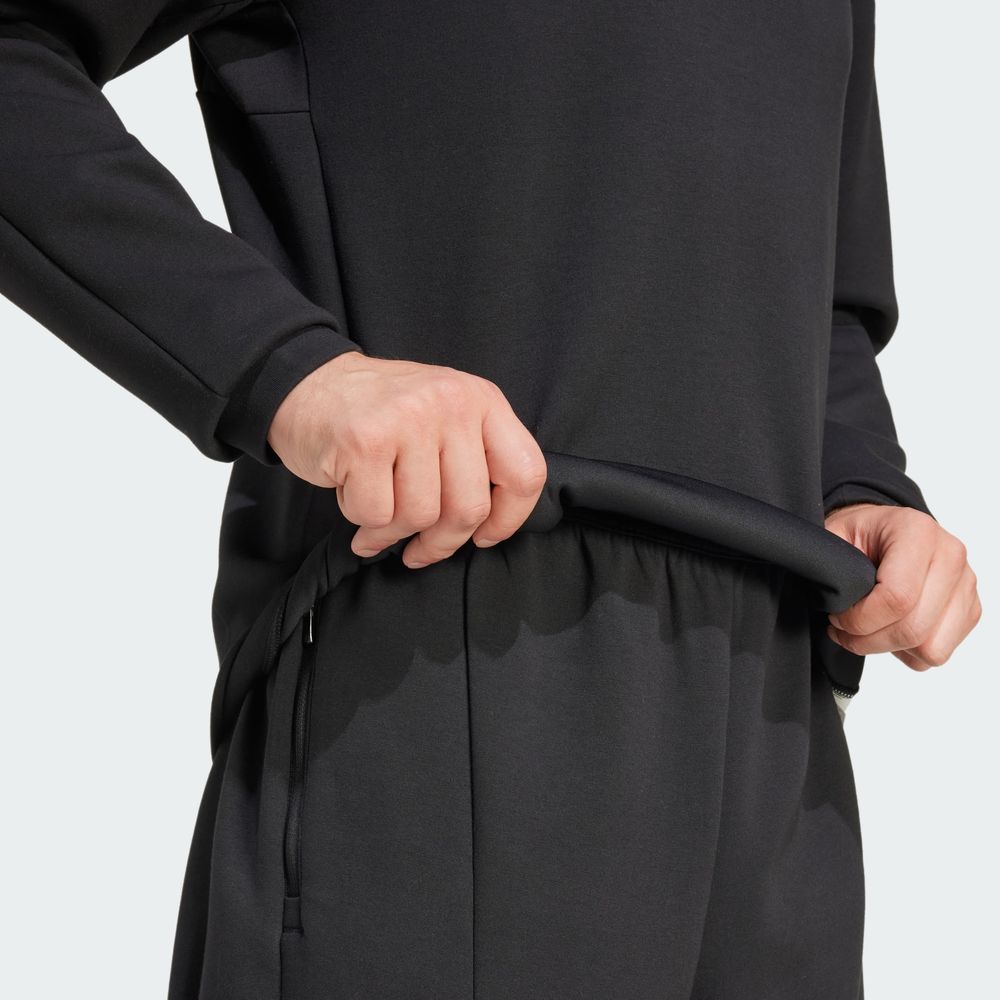 Foto 6 | D4t Crew Sweats Adidas Negro Hombre