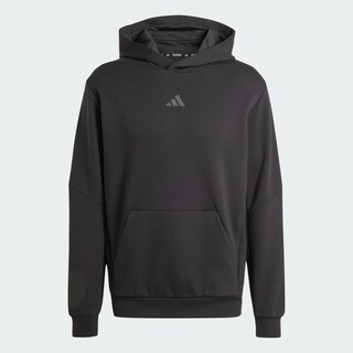 Foto 2 | Sudadera Con Gorro Designed For Training Adidas Negro Hombre