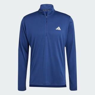 Foto 3 | Playera De Entrenamiento Manga Larga Train Essentials Adidas Azul Hombre