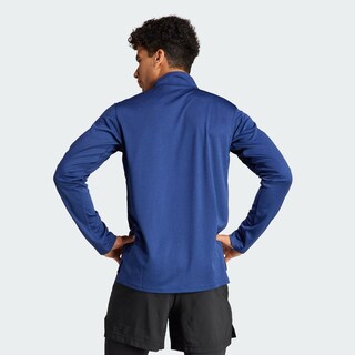 Foto 4 | Playera De Entrenamiento Manga Larga Train Essentials Adidas Azul Hombre