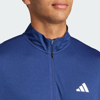 Foto 6 | Playera De Entrenamiento Manga Larga Train Essentials Adidas Azul Hombre