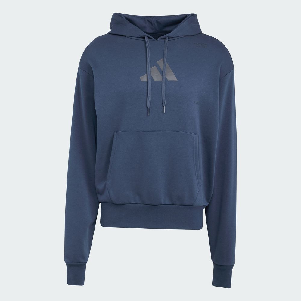 Foto 4 pulgar | Sudadera con Gorro All-Gym Category Pump Cover Adidas Azul Unisex